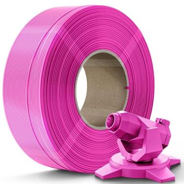 Imagem de Creality Refil de filamento PETG Filamento de impressora 3D de 1,75 mm, refilamento de 1 kg para carretel reutilizável de laboratório bambu, precisão dimensional ± 0,03 mm, magenta