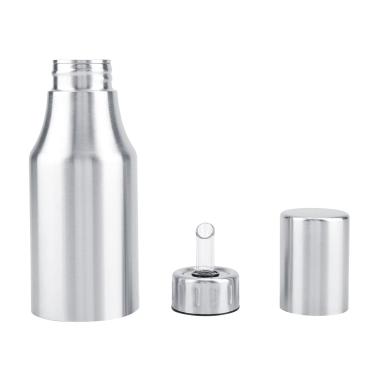 Imagem de lyrlody Garrafa de Azeite de Aço Inoxidável à Prova de Vazamento, Lata de Armazenamento de Especiarias de Cozinha Anti -picapes, Com Tampa de Poeira para óleo, Vinagre e Dispensador de Molho de Soja