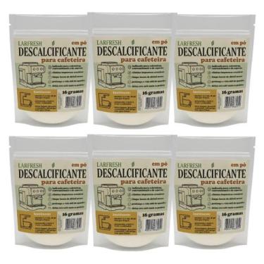 Imagem de 06 Descalcificantes P/ Cafeteira Lar Fresh Nespresso Dolce Gusto Tres 