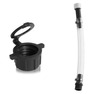 Imagem de Mapleza Mangueira de jarra de combustível de corrida e substituição de tampas de ventilação 3045, jarro Vp combinado de 5,5 galões e lata de gás