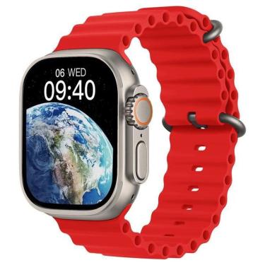 Imagem de Smartwatch Ultra Series 9 Resistente Agua para IOS e Android - Xwear Original U9 3/10-Unissex