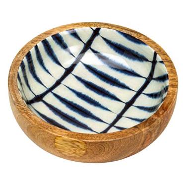 Imagem de BOWL DE MADEIRA BLUE 12,5X3,5cm