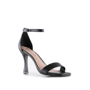 Imagem de Sandália De Salto, Via Uno, Feminino, Preto, 38