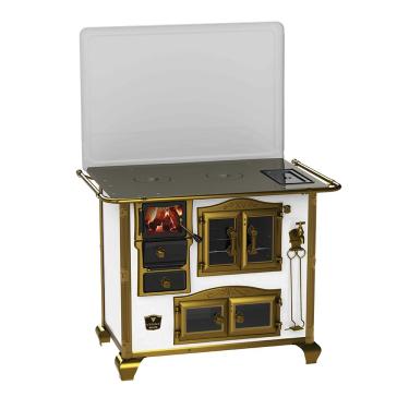 Imagem de Fogao a Lenha Venax n 2 Imperador Vitreo Branco SD