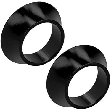 Imagem de ZAWELIYO 2 peças de arruela cônica de liga de alumínio CNC de 15 mm, serve para garfo frontal de 28,6 mm, design simples fácil de instalar, adequado para a maioria (preta), Preto