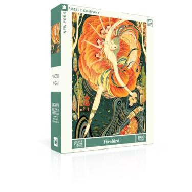 Imagem de New York Puzzle Company - Victo Ngai Firebird - Quebra-cabeça de 1000 peças para adultos da Victo Ngai