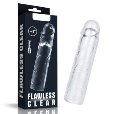 Imagem de Capa Peniana Jelly Flawless Clear 19 X 4Cm Acessório Erótico Jelly para Maior Satisfação CA066