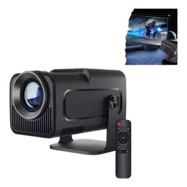 Imagem de Projetor HY320 com Imagem 4K Real, Android 13, Bluetooth e Pilha Lança