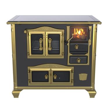 Imagem de Fogao a Lenha Venax n 2 Princess Premium Preto Gold SE