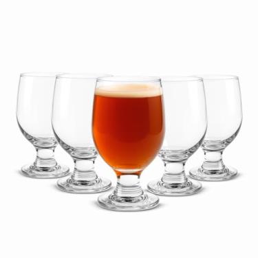 Imagem de kit 6 copos vidro suco agua chopp cerveja 330 Ml paulista restaurante bar beer