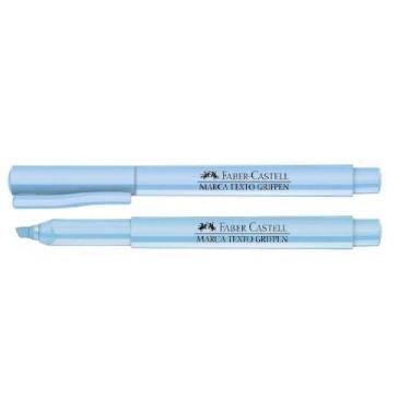 Imagem de Marca texto Faber Castell grifpen azul pastel