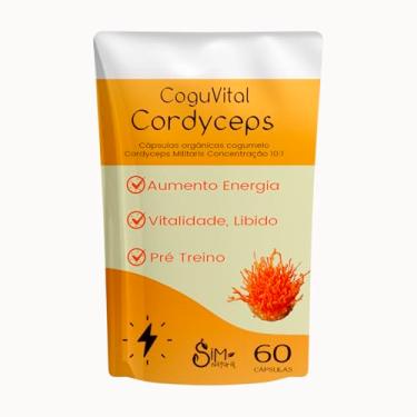 Imagem de Extrato Encapsulado Cordyceps Militaris 60caps 500mg | Energia E Vitalidade | Coguvital