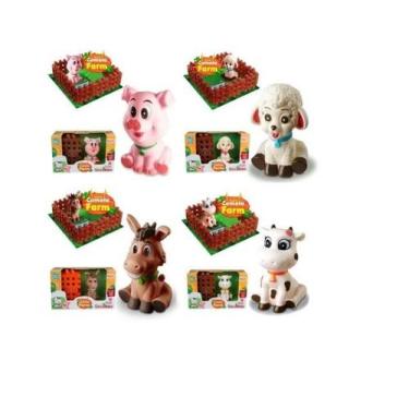 Imagem de Kit Com 3 Brinquedos De Montar Cercadinho Com 3 bichinhos - Company ki