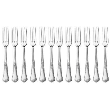 Imagem de Kit 12 Garfos de Mesa Hercules Classique Aço Inox 493-002P