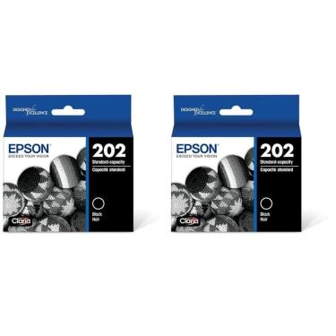 Imagem de Cartucho de tinta Epson T202 Claria Standard Capacity Preto (pacote com 2)