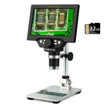 Imagem de Microscópio digital Koolertron 7 LCD com ampliação de 12MP 1-1200X
