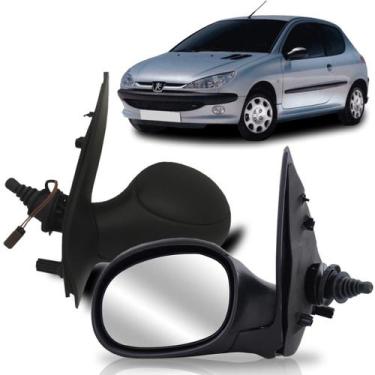 Imagem de Par Retrovisor Peugeot 206 1999 2000 2001 2002 2003 2004 2005 2006 200