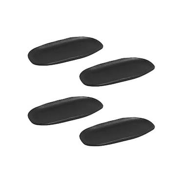 Imagem de Conjunto de Travessas Ovais Pequenas Porto Brasil Orgânico Preto Matte 23x11cm - 4 Peças