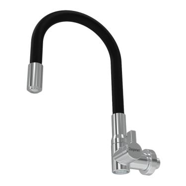 Imagem de Torneira de Cozinha Parede Motion Zagonel Preta