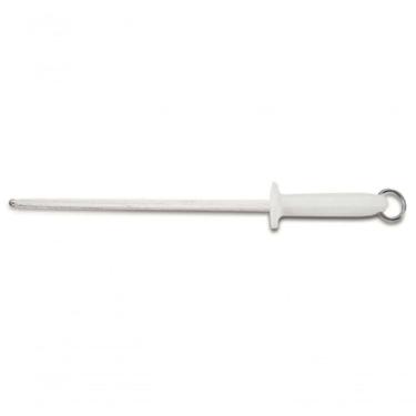 Imagem de Chaira Estriada Tramontina Com Haste Em Aço Carbono E Cabo De Polipropileno Branco 14"