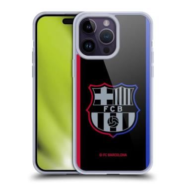 Imagem de Head Case Designs Capa de gel oficialmente licenciada pelo FC Barcelona Away 2024/25 Crest Kit [proteção de grau militar] compatível com Apple iPhone 14 Pro Max e compatível com MagSafe