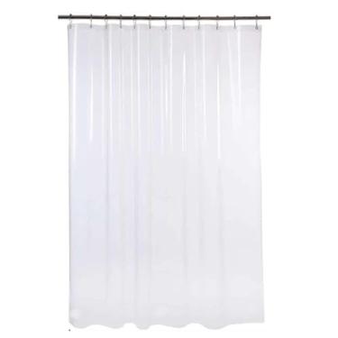 Imagem de 2 Cortinas Box Banheiro PVC Fosca Antimofo 140x200