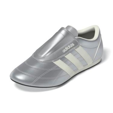 Imagem de adidas Tênis feminino Tekwen, Prata fosco/branco fora/preto, 35