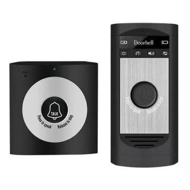 Imagem de Interfone Eletrônico Sem Fio Campainha Residencial 50m - S.G STYLE