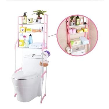 Imagem de Prateleira Banheiro e Lavanderia 3 Camadas Metal - UpCoisas