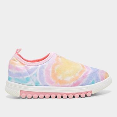 Imagem de Tênis Infantil Bibi Roller Menina, Rosa, Verde, 27