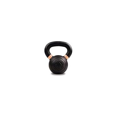 Imagem de Rage Fitness Kettlebells revestidos em pó para treinamento de força, condicionamento e treinamento cruzado, marcações de libras e quilogramas, 4 kg