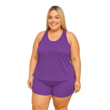 Imagem de Regata Nadador Feminina Dryfit Fitness Academia Plus Size - Rcv Store,