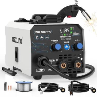 Imagem de Soldador AZZUNO 135A MIG 110V 3 em 1 Flux Core/Lift TIG/Stick