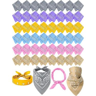 Imagem de Bandana tipo unidade de 48 peças Paisley Cowboy Halloween Party - Unit