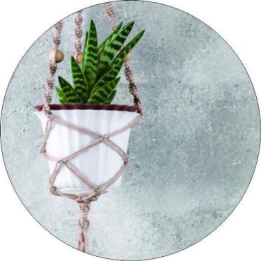 Imagem de Espelho Redondo 50Cm Banheiro Quarto Sala Decorativo Parede