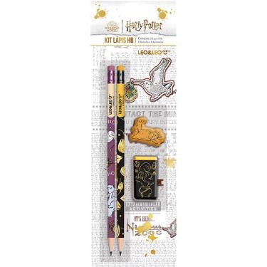 Imagem de Kit Escolar Harry Potter Hb com 04 Peças - Leonora
