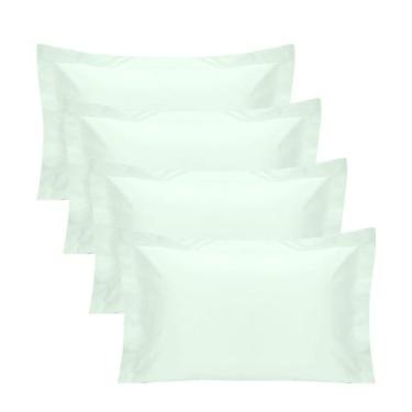 Imagem de Fronha 4 Abas Percal 600 Fios 100% Algodão Egípcio 50x70 - Casa di Val