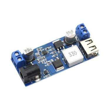 Imagem de YsXoWiui Módulo de Fonte de Alimentação Conversor Redutor 12V 24V 5V, Transformador de Voltagem USB Leve E Durável para Telefone