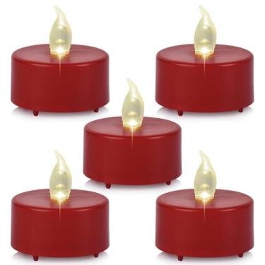 Imagem de Tea Lights Candles Baikaraer operado por bateria, pacote com 100 unida