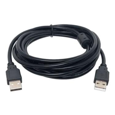 Imagem de Cabo Usb Macho Para Usb Macho De 1.8 Metros 2.0 Ferrite