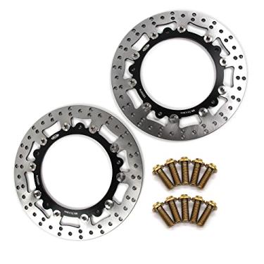 Imagem de Discos de freio dianteiro Arashi Rotores com parafusos de montagem para BMW F750GS F850GS ABS 2018-2021, R1100GS 94-06, R1150GS 99-01, K1200LT 99-00, K1200RS 97-00, R1200GS nonABS 00. 4-13, R1250GS 19