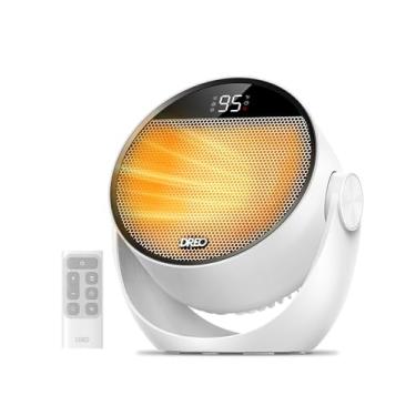 Imagem de Dreo - Aquecedor espacial de 1500 W, inclinação ajustável a 60°, aquecedores elétricos portáteis de 10 pés/s para uso interno com termostato, 8 proteções de segurança, 3 modos, controlo