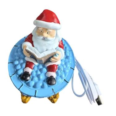 Imagem de Sclmgo Luz Noturna LED de Natal, Iluminação Decorativa Inovadora para Casa de Fazenda, Feriado, Cozinha, Escritório, Base de Ouro, Tamanho real