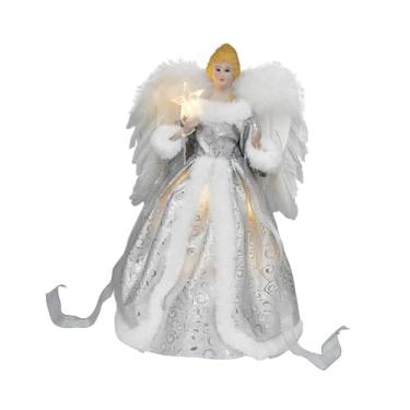 Imagem de IEUDNS Estatueta de Anjo de Natal No Topo Da árvore, Topo Da árvore de Natal, Decoração Criativa de Natal