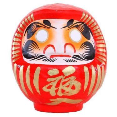 Imagem de Daruma Doll Shop NEXT, vermelho japonês feito à mão, tamanho 1