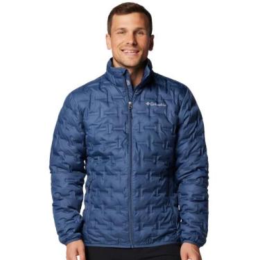 Imagem de Jaqueta Columbia P Masculina Areia Delta Ridge II Original, G, Azul ma