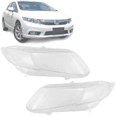 Imagem de Par Lente Farol Homda Civic 2012 2013 2014 2015 2016
