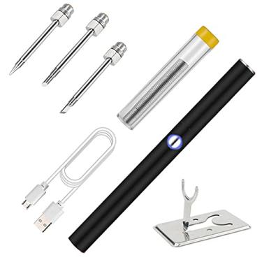 Imagem de Kiboule Ferro de solda elétrico portátil sem fio doméstico DIY conjunto de ferramentas utilitário de solda