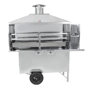 Imagem de Carrinho de Churrasco R2 Extra Grande com Churrasqueira de 1,60m R0160