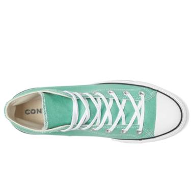 Imagem de Converse Tênis feminino Chuck Taylor All Star Lift Platform-Hi, Archive Verde-mar/Branco/Preto, 36
